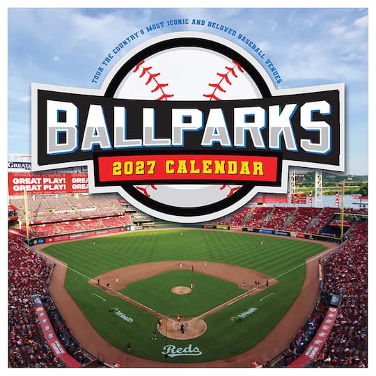 2027 Ballparks Wall Calendar